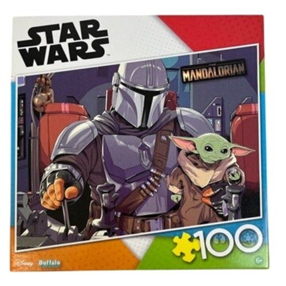 Buffalo Games Star Wars Mandalorian Grogu 100 Piece Jigsaw Puzzle Disney